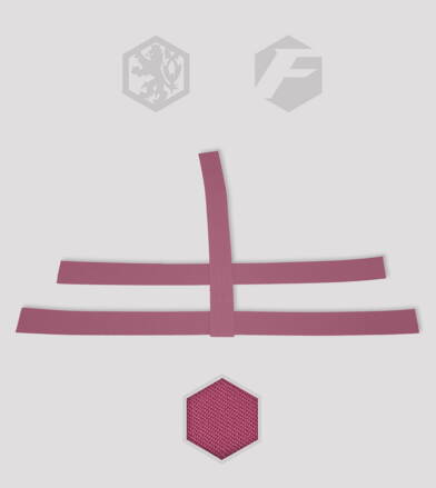 GUMOVÝ KŘÍŽ pink